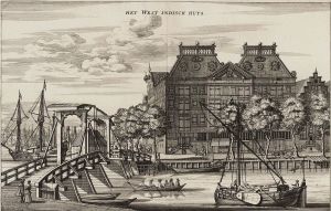 WIC:n varasto Amsterdamissa 1600-luvulla.